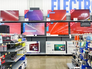 walmart tv aisle
