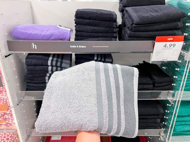 4.4-Star-Rated Bath Towels, Only $3.24 at JCPenney (Over 2,800 Reviews) card image