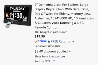 Amazon Large Display Digital Clock 2026 2