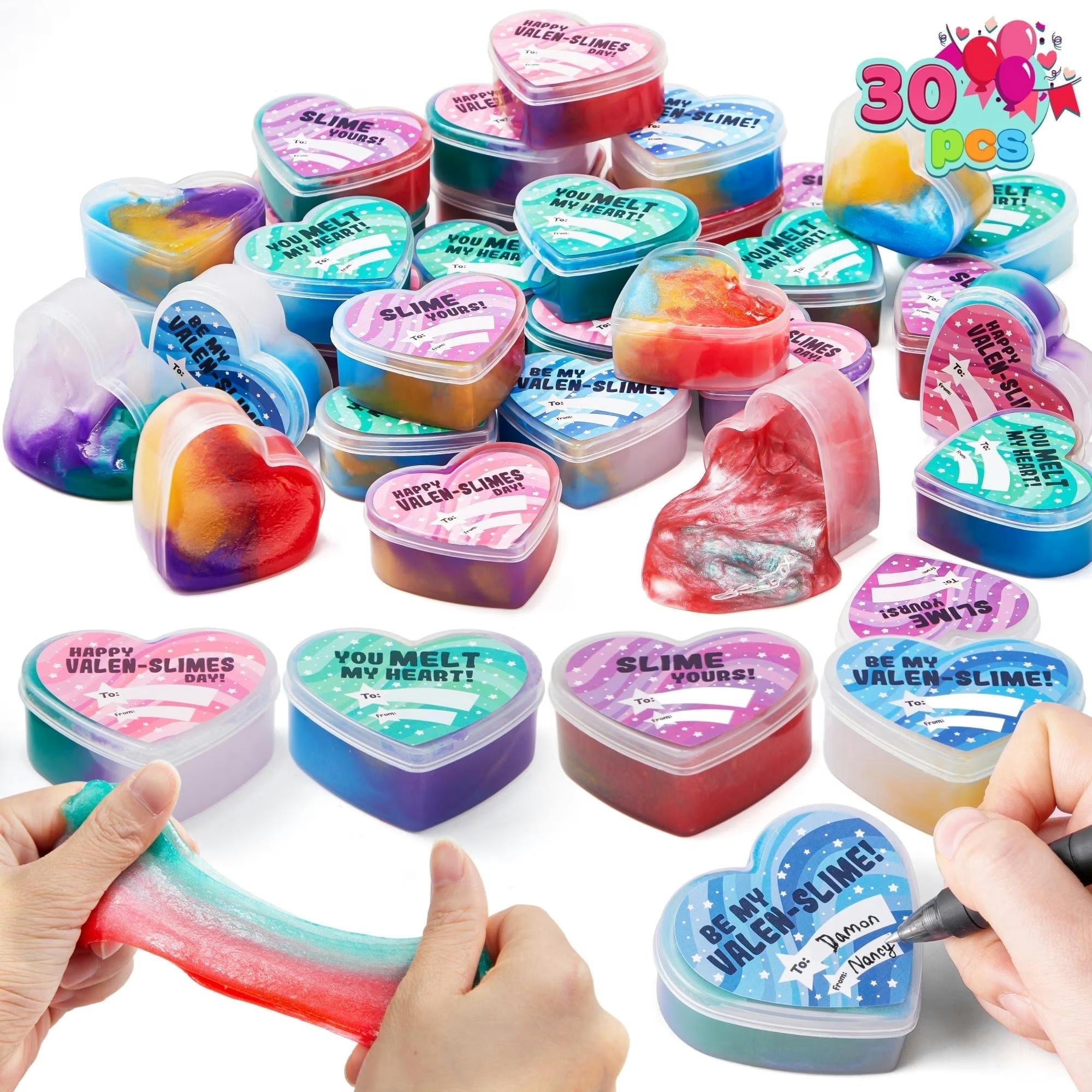 Valentine Heart Slime Set