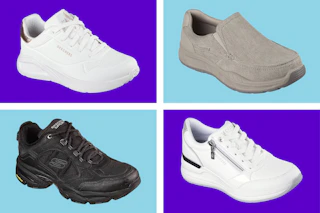 Skechers shoes for adults in both men and women's styles