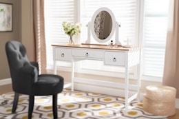 This Vanity Table Is Now Only $89 at Home Depot (Reg. $201) card image