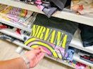 women's tees and tanks sitting on a target shelf
