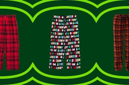 $5 Holiday Pajama Pants at Walmart for Black Friday card image