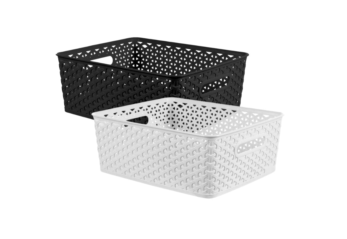 2 Brightroom Y-Weave Storage Baskets