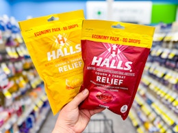 Easy Walgreens Deal: Get HALLS Economy Size Cough Drops for $5.50 Each card image