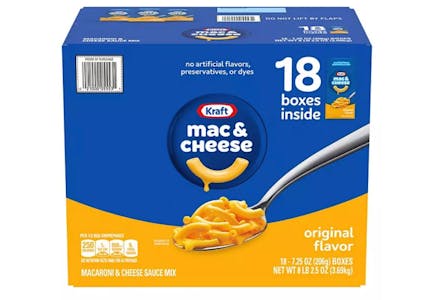 Kraft Mac & Cheese 18-Pack