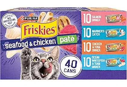 Friskies Wet Cat Food 40-Pack