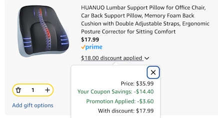 Lumbar Pillow