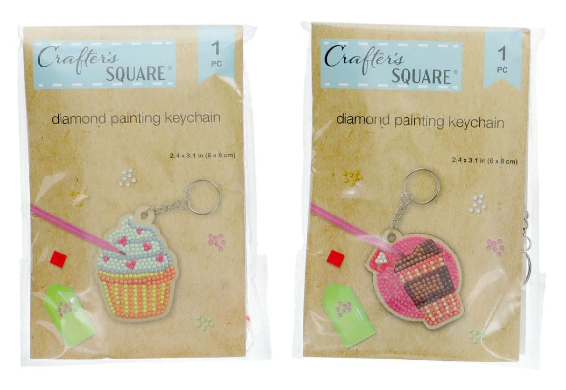 Diamond Painting Keychain 18-Pack