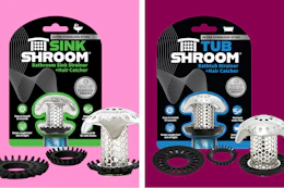 sink shroom and tub shroom on a grid