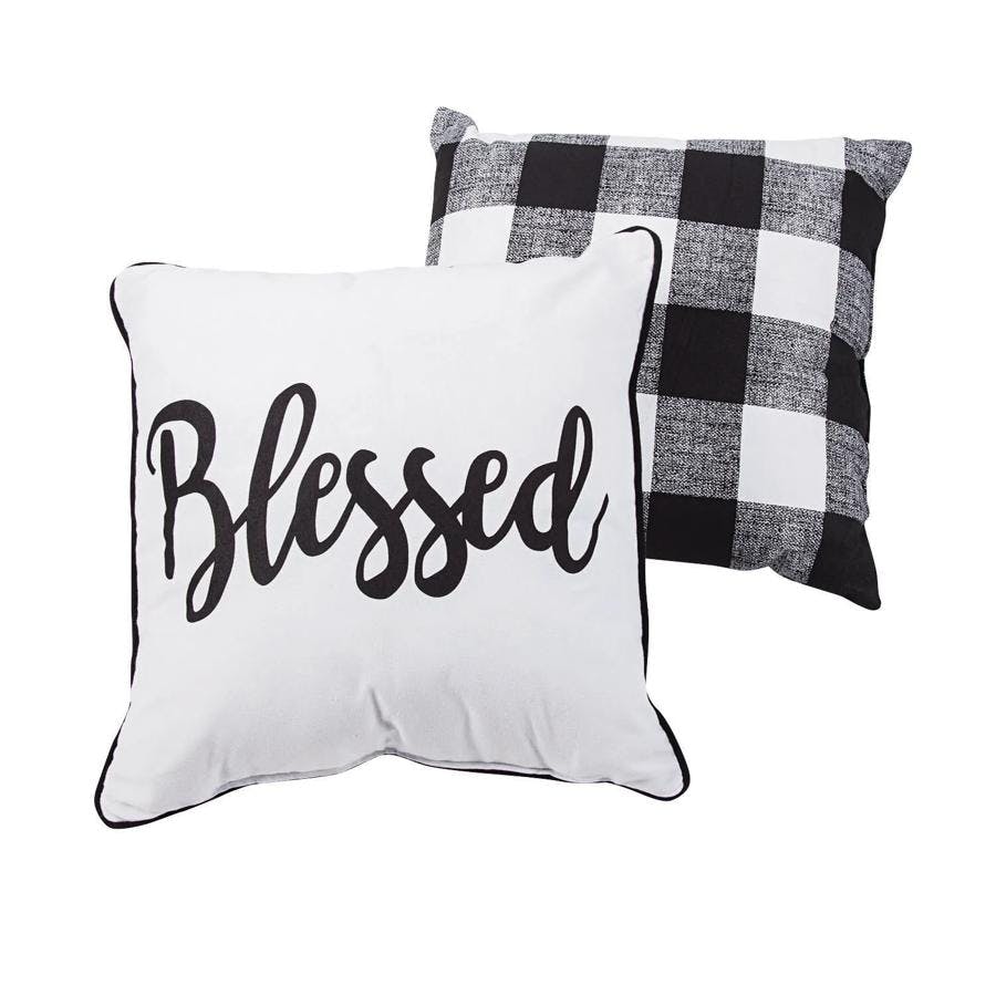 Blessed Plaid Pillow Set