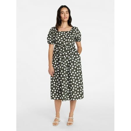 Time and Tru Women's Midi Dress