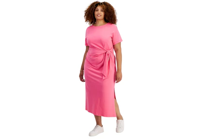 Women's Wrap Tie Dress