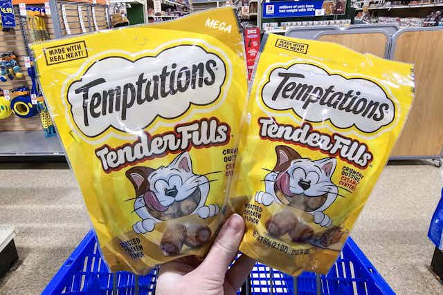 B1G1 Free Temptations Tender Fills Cat Treats at PetSmart card image