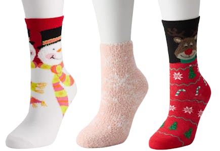 Holiday-Themed Cozy Socks