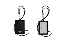 Coach Leather ID Lanyard