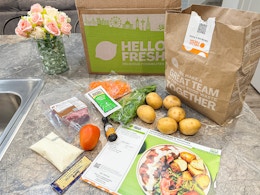 HelloFresh Meal Kits: $22 Shipped or $4.49 per Serving + Free Item for Life card image