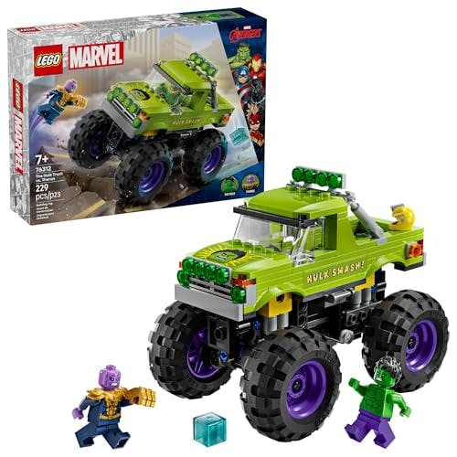 LEGO Marvel Hulk Truck vs. Thanos