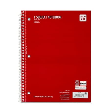 Pen+Gear 1-Subject Notebook