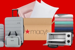 Macy's Home Sale Is Live — Sheets as Low as $9, $24 Toaster Oven, and More card image