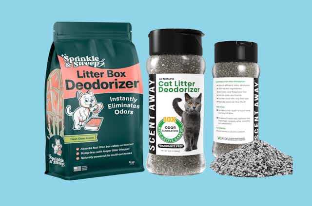 Score Cat Litter Deodorizer for Under $5 on Amazon  card image
