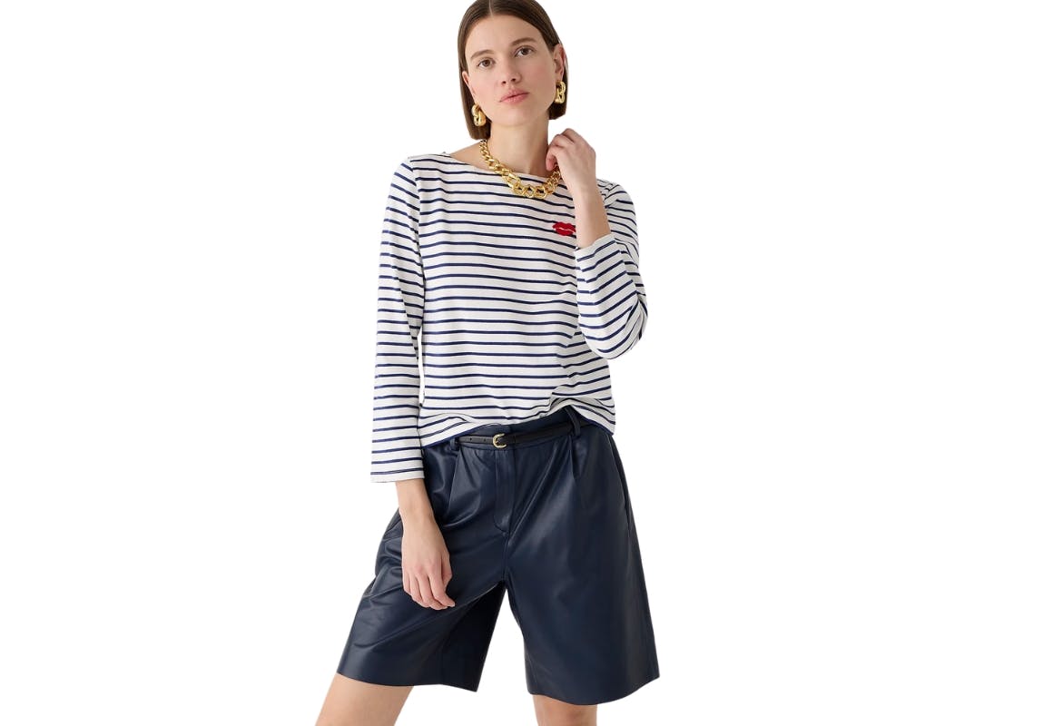 J.Crew Embroidery T-shirt