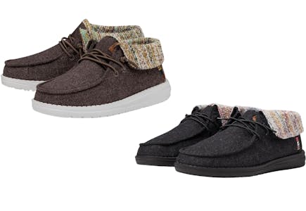 Hey Dude Kids’ Fold Felted Shoes