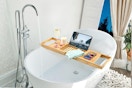 Foldable Bathtub Tray Caddy