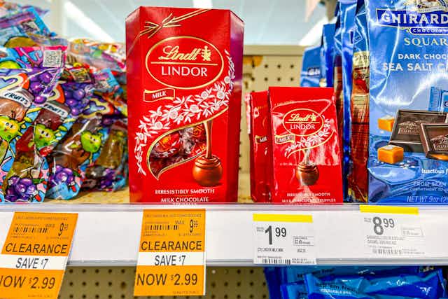 Candy Clearance at Walgreens: $0.49 Hershey Kisses, $2.99 Lindt, and More card image