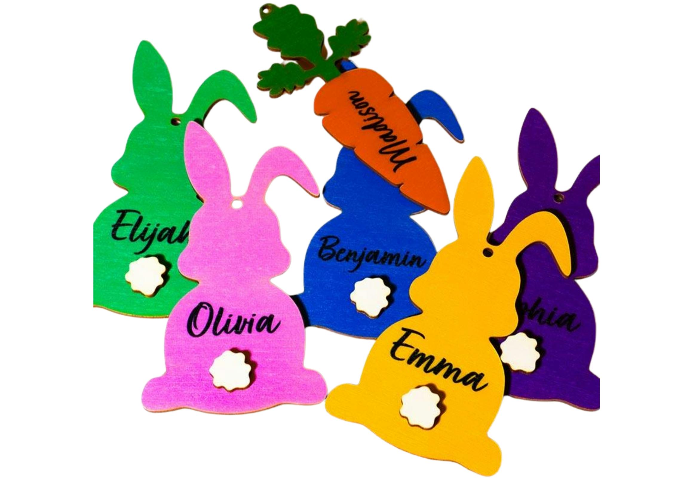 Custom Rabbit Cut Ornament