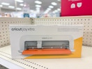 cricut joy extra machine sitting on a target shelf