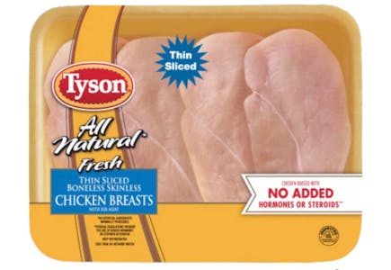 2 Tyson Chicken Packs, per lb