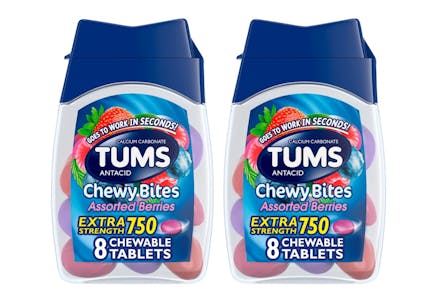 2 Tums Chewy Bites
