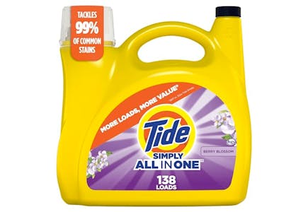 4 Tide Simply Laundry Detergents