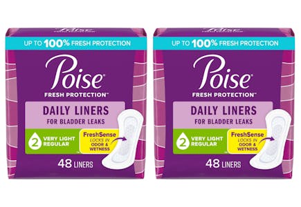 2 Poise Liners