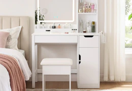 walmart mainstays vanity set