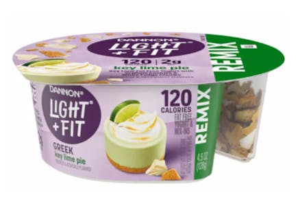 2 Dannon Remix Yogurts