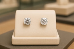 These $1,300 Lab-Grown Diamond Stud Earrings Are Just $69.97 Shipped card image