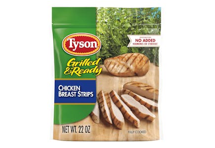 2 Tyson Grilled & Ready Chicken Breast Strips
