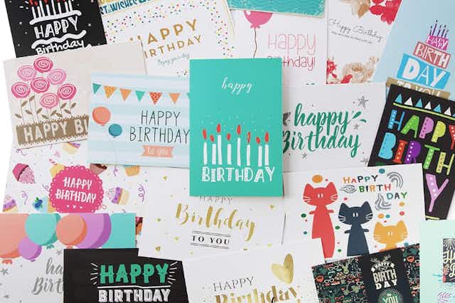 20-Pack Assorted Birthday Cards, Now $6.85 on Amazon (Reg. $12) card image