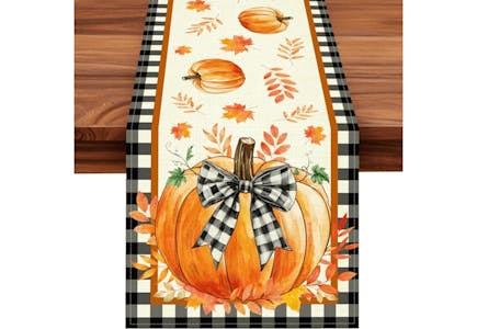 Pumpkin Table Runner