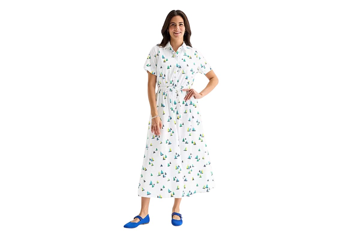 Women's Midi Shirt Dress