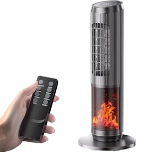 Oscillating Space Heater With Remote
