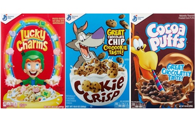3 General Mills Cereals