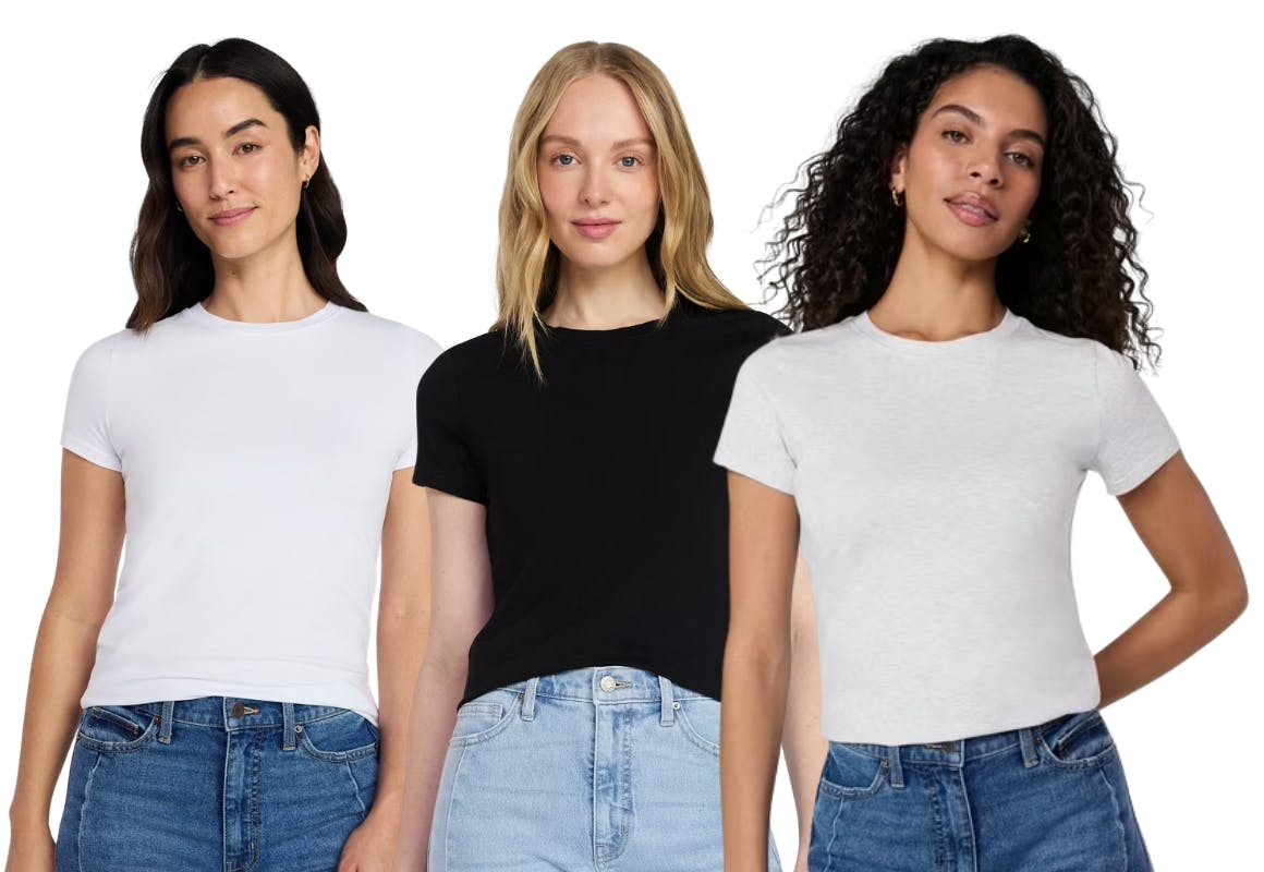 Time and Tru Women's Crewneck Tee