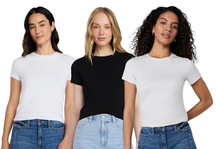 Time and Tru Women's Crewneck Tee