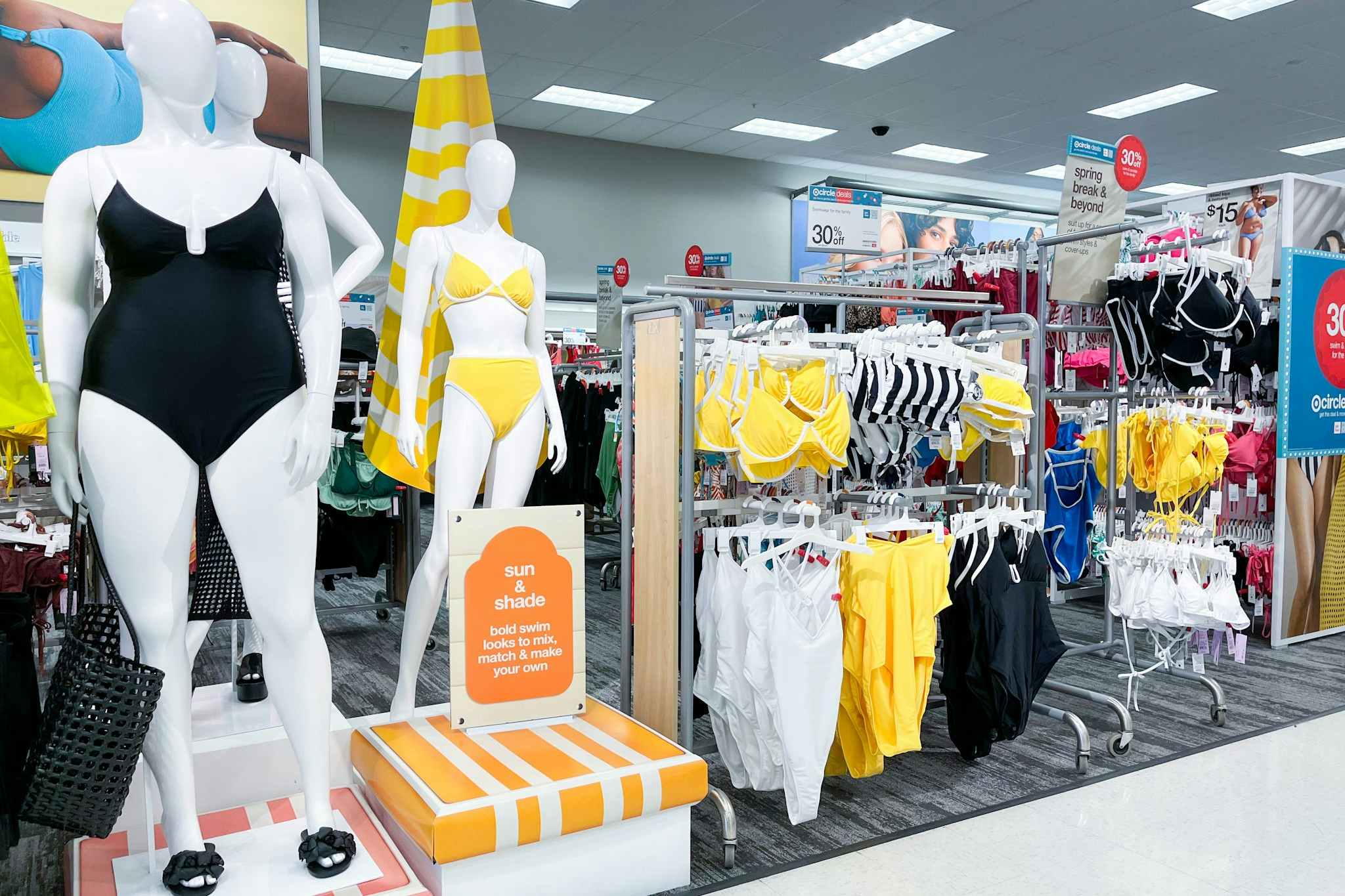 Women's Swimwear on Sale at Target: $7 Tops, $8 Bottoms, $13 One-Pieces