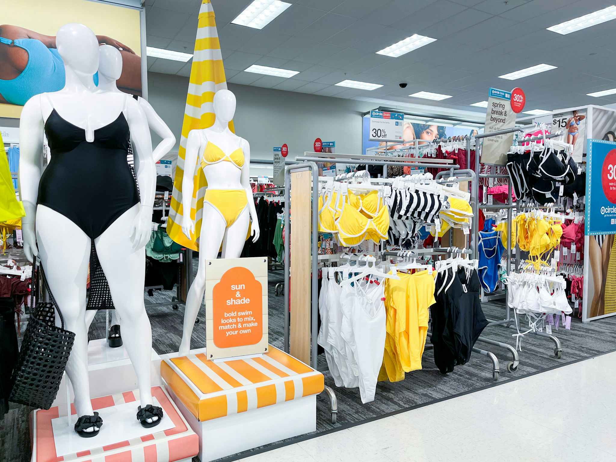 Women's Swimwear on Sale at Target: $7 Tops, $8 Bottoms, and $13 One-Pieces