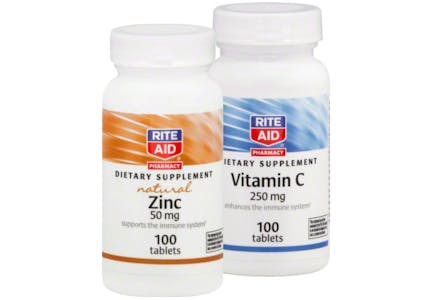 2 Rite Aid Vitamins
